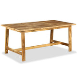 vidaXL Table de Salle à Manger Bois de Manguier Massif Table à Manger Cuisine
