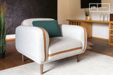 Chaise, Tissu, Brun Olive, Unique