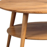 HomeTrends4You Stella Table Basse, Chêne, wildeiche massiv geölt, 80 x 80 x 45 cm