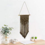SADA72 Décoration Murale en macramé Faite à la Main pour Chambre à Coucher ou Salon, Noir, Taille Unique