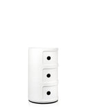 Kartell 4967/03 COMPONIBILE Table de chevet, blanc