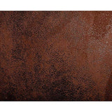 Déco en Ligne - Fauteuil Club Microfibre Marron Vintage