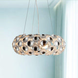 Saint Mossi lustre acrylique moderne éclairage encastré montage LED plafonnier luminaire suspension pour salle à manger salle de bain chambre salon largeur 48 cm x hauteur 20 cm