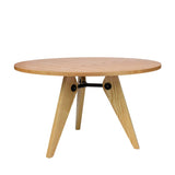 Vaukura Table de Salle à Manger Ø120 - Table Ronde en Bois