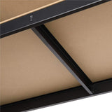 Yaheetech 180 x 120 x 45 cm Étagères Charge Lourde Clipsable Résistant Capacité 875 kg Meuble de Rangement Garage Cuisine Chambre Noir