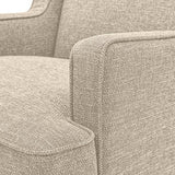 Stone & Beam Highland Modern Wingback Accent Chair, 32" W, Oatmeal