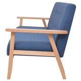 Luckyfu ce canapé 3 Places en Tissu Bleu.Ce canapé au Design élégant et Moderne également très Comodo. canapé de séjour.