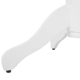 Beliani Table Ronde 100 cm Blanche Akron