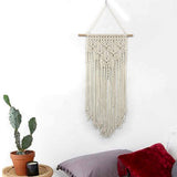 SADA72 Décoration Murale en macramé Faite à la Main pour Chambre à Coucher ou Salon, Noir, Taille Unique