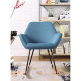 Paris Prix - Fauteuil à Bascule Design Cullman 89cm Bleu