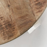 LF - Table basse Iznewam table basse blanc et bois