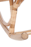 Jolipa Fauteuil à Bascule, Rotin, Naturel, 110x66x93 cm