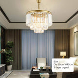 chambre lustres en cristal moderne et minimaliste vie américaine salle à manger lustre éclairage personnalité créative, blanc froid, Dia 80cm
