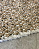 Générique Tapis Racine Deco en Jute et Coton Naomi tissé à la Main pour Salon, Chambre,Couloir,Salle de Bain,Cuisine… (230x160 cm)