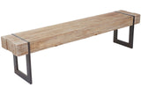 Mendler Banc Salle à Manger HWC-A15, Sapin Massif Rustique ~ 160cm