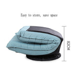 Qing MEI Home Chaise Pivotante Paresseux Fauteuil À Bascule Canapé Inclinable Balcon Balcon Unique Siesta Chaise Amovible Et Lavable A++ (Couleur : Red)