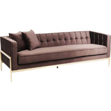 Canapé Loft marron 3 places Kare Design