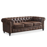 INTENSE DECO Canapé Chesterfield 3 Places Vintage