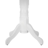 Beliani Table Ronde 100 cm Blanche Akron