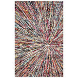 UN AMOUR DE TAPIS 160x230 Tapis Salon Moderne Design Ethnique Poils Ras - Grand Tapis Salon Scandinave Berbere - Tapis Chambre Turquoise - Tapis Multicolore