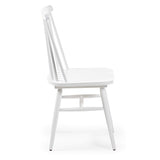 Kave Home - Chaise Tressia en Bois Massif de Caoutchouc
