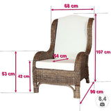 Rotin Design Noel: -47% Fauteuil Nassau en Osier