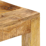 vidaXL Bois de Manguier Massif Table Basse 80x80x40 cm Meuble Table de Séjour