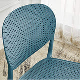 ZZLYZ Chaise en Plastique, Dos Ouvert Et Surface Siège De Design Intégré, Cuisine Bar Salon Négociation Chaise À Manger, Mis 18.1X20.1X31.9 Pouces en Deux Parties,Jaune