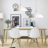 E27 Plafonnier Luminaire Suspensions Lampe Blanc Vernis Suspensions Luminaire Contemporain Suspensions Lampe