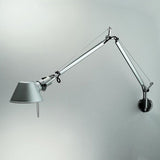 NIUYAO Lampe Applique Murale Bras-Long Réglable Eclairage Décorative-Argent