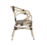 Rotin Design Noel: -36% Fauteuil bistrot Nina en polyrotin