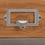 vidaXL Buffet Teck Recyclé et Acier Vaisselier Bahut Commode Rangement