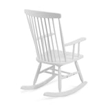 Kave Home - Fauteuil à Bascule Tenzo en Bois Massif de Caoutchouc Naturel