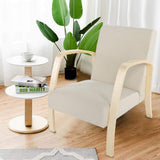 Estink Fauteuil en Bois, Fauteuil inclinable, Fauteuil en Bouleau Bois, Fauteuil de Jardin en Bois, pour extérieur, Jardin, Porche, Restaurant, Bar, hôtel, aménagement paysager, 60 x 67 x 78 cm