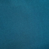 HOMCOM Canapé 3 Places Style Contemporain assises Larges Profondes accoudoirs courbés piètement effilé Bois hévéa Noir Polyester Bleu Canard