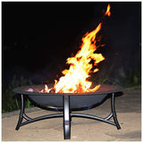 JJFIRE Brasero, Brasero Exterieur, Articles Ménagers Fonte Jardin Brûleur - Diamètre 89cm