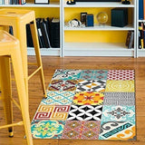 Tapis vinyle carrelages mixtes - 60 x 100 cm