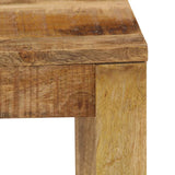 vidaXL Bois de Manguier Massif Table Basse 80x80x40 cm Meuble Table de Séjour