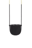 Umbra  BOLO PLANTER BLACK, CERAMIQUE DE GRÈS, noir, 109.2 x 17.78 x 15.8 cm