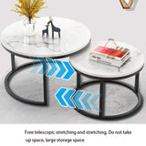 HANSHAN Table d'appoint Table Gigogne, Tables Basses