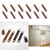 Homyl Poignée De Valise Durable Tire En Cuir Fait Main Remplacement - 12 Pcs