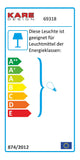 Kare 69318 Lampe sur pied, Max 60 W