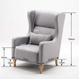 MCombo Fauteuil en Tissu Taille Unique
