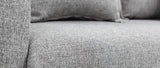 Miliboo Canapé Design 3 Places en Tissu Gris Kate