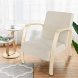 Estink Fauteuil en Bois, Fauteuil inclinable, Fauteuil en Bouleau Bois, Fauteuil de Jardin en Bois, pour extérieur, Jardin, Porche, Restaurant, Bar, hôtel, aménagement paysager, 60 x 67 x 78 cm