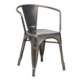 SKLUM Chaise avec accoudoirs LIX Brossée - (Plus de Couleurs)