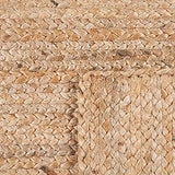 Paco Home Tapis De Salon Fibres Naturelles Artisanal Jute Chiné Motif Moderne Style Boho, Dimension:160x230 cm, Couleur:Naturelle 2