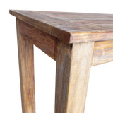 Table à Manger en Bois de récupération Massif Retro Look Chic Rustique 120x60x77 cm pour Le café, Le Petit déjeuner Cuisine, mobilier de Salle à Manger
