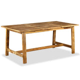 vidaXL Table de Salle à Manger Bois de Manguier Massif Table à Manger Cuisine