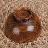 SODIAL Bols en Bois Bol en Bois Bol Alimentaire sain Recipient Vintage Vaisselle Vaisselle Accessoires de Cuisine
